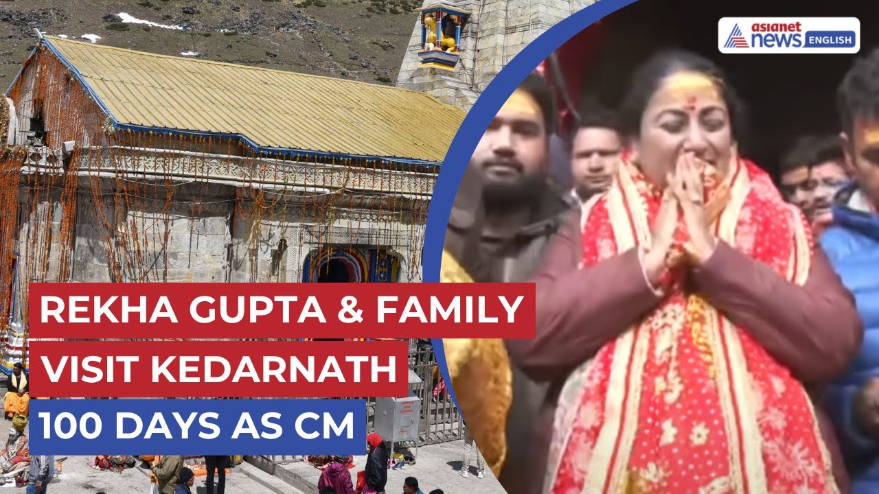 Delhi Cm Rekha Gupta Visits Kedarnath After 100 Days as Delhi CM