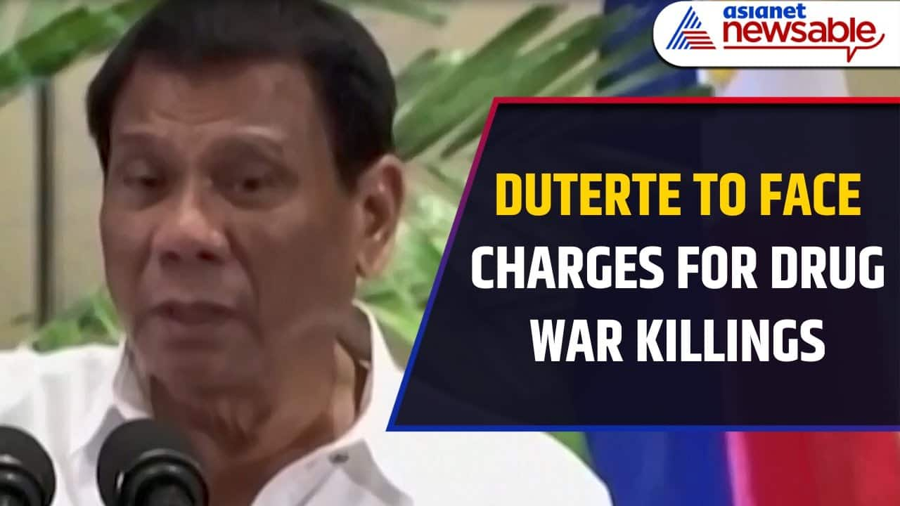 Philippines Ex-Prez Duterte in ICC Custody, to Face Charges for Drug War Killings | Asianet Newsable