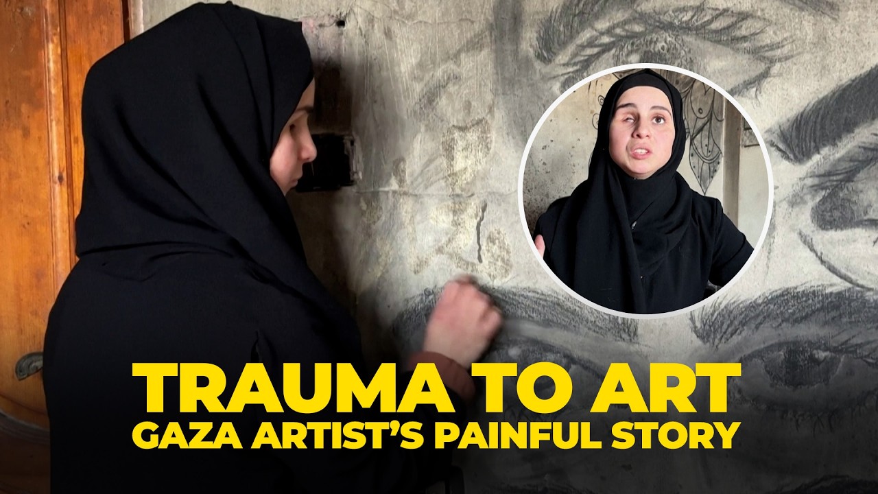 This Gaza Artist Lost Everything… Then Started Drawing Eyes
