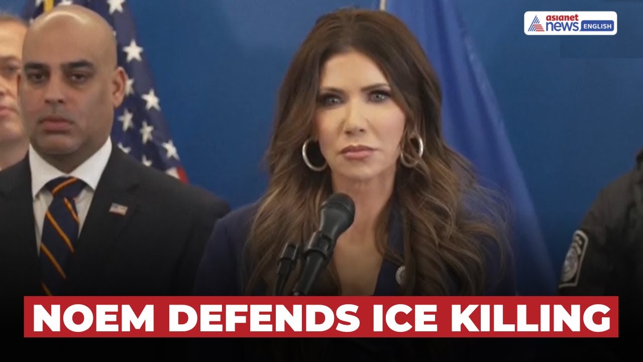 Kristi Noem Defends ICE Killing in Minneapolis | WATCH