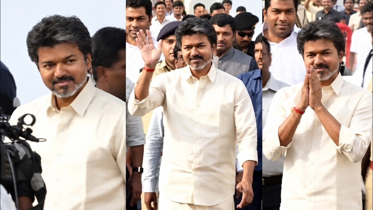 విజయవాడలో సీఎం విజయ్ | CM Vijay Visits Vijayawada | CM Chandrababu