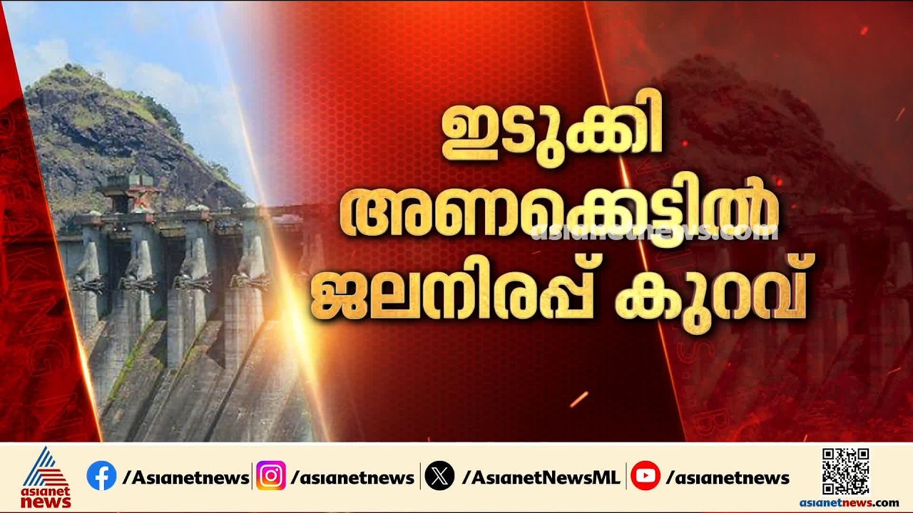 മഴ കുറഞ്ഞു; KSEBയുടെ 9 ഡാമുകളിൽ 50% താഴെ ജലനിരപ്പ്; ഇടുക്കി ഡാമിലും കുറവ് | Idukki | Rain Alert