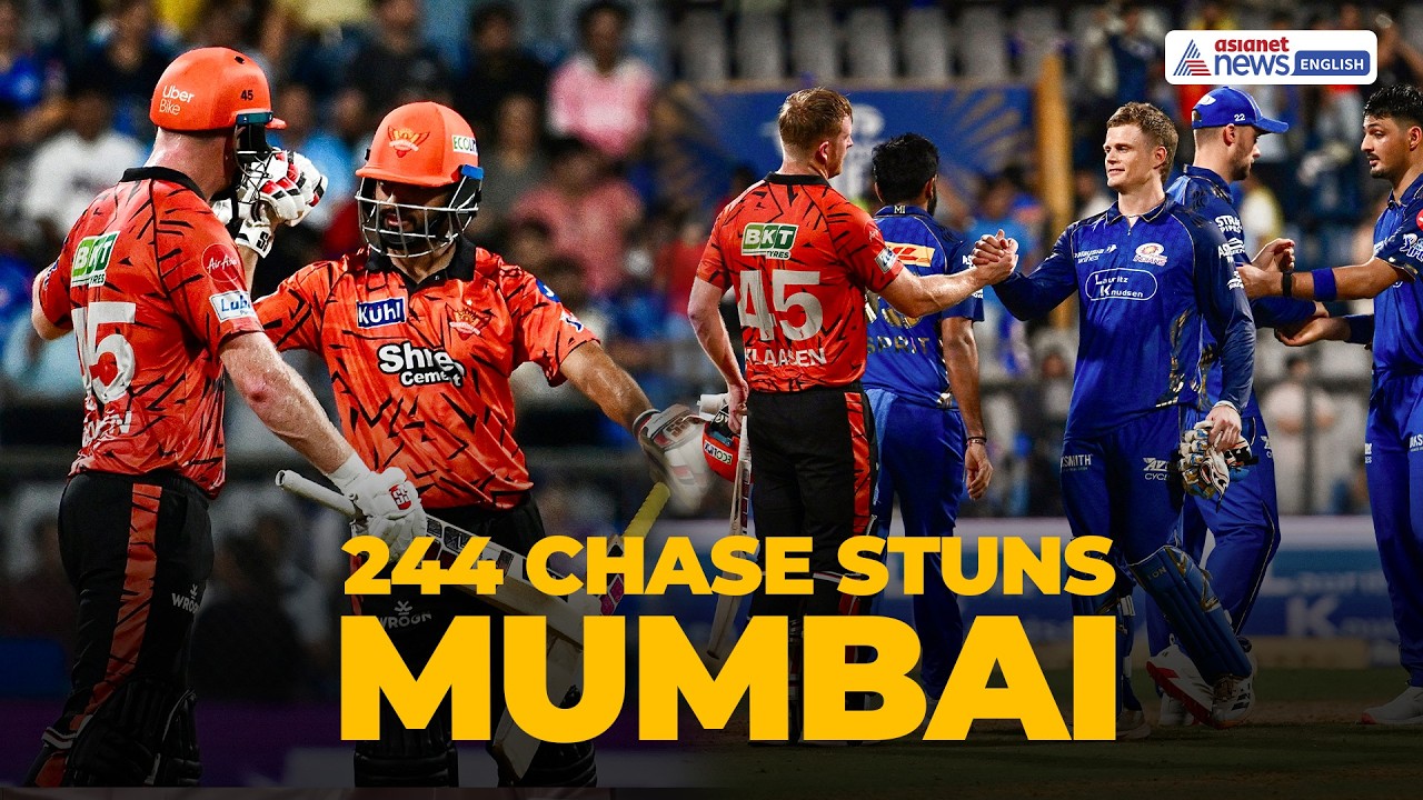 MI vs SRH Highlights: 244 Chase Stuns Mumbai At Wankhede | IPL 2026