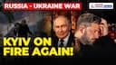 Russia Drone Attacks Kyiv of Ukraine | 14 Injured, Explosions Hit Metro, City on Fire