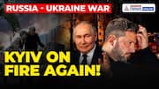 Russia Drone Attacks Kyiv of Ukraine | 14 Injured, Explosions Hit Metro, City on Fire