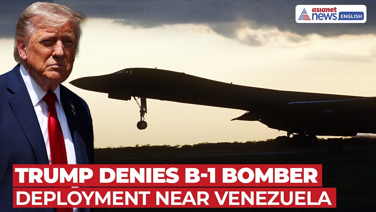 Trump Denies Reports of B-1 Bomber Deployment Near Venezuela