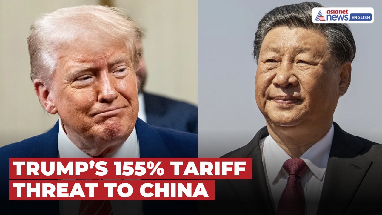 Trump Warns China Of 155% Tariffs if No Trade Deal by November 1