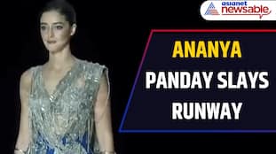 Lakme Fashion Week: Ananya Panday Slays Runway in Stunning Metallic Look | Asianet Newsable