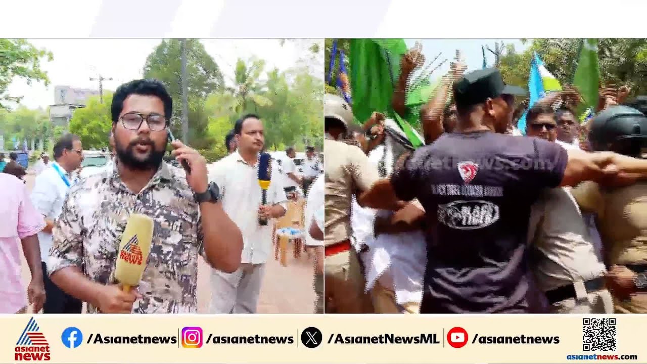 നിതിന്റെ മരണം; ദളിത് ലീ​ഗ് നയിച്ച മാർച്ച് തടഞ്ഞ് കോളേജിലെ ബൗൺസർമാർ