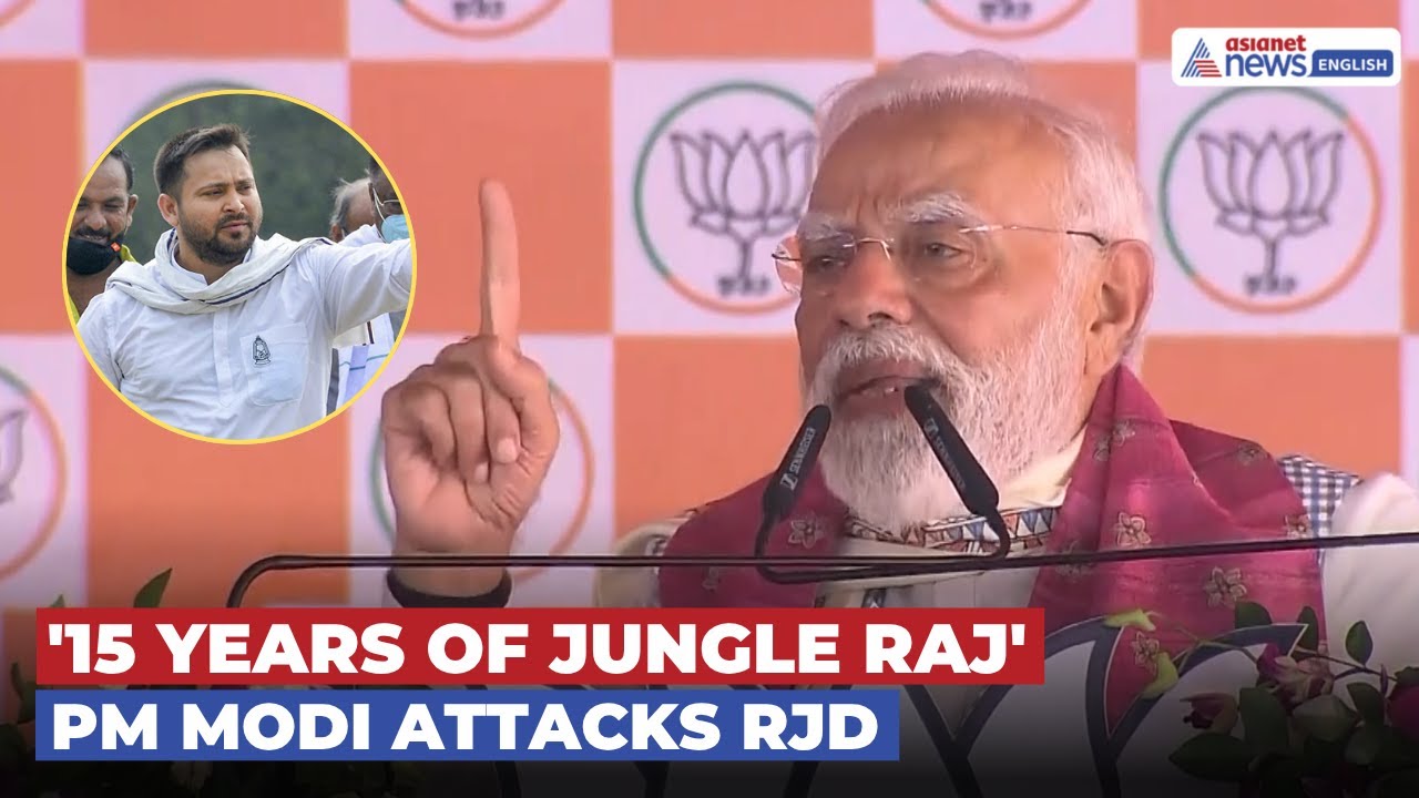 '15 Years of Jungle Raj Wasted a Generation': PM Modi’s Fiery Attack on RJD in Bihar Polls