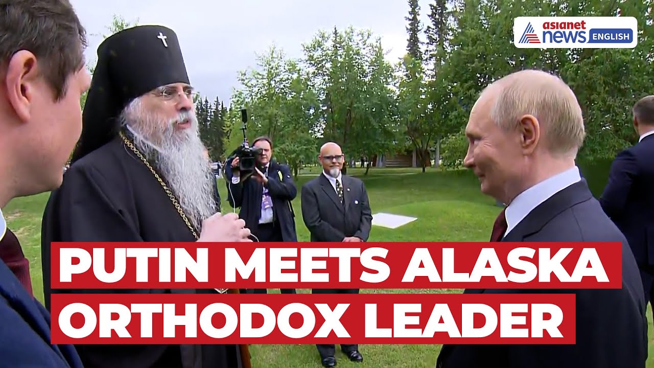Putin Lays Flowers at Fort Richardson Memorial Cemetery, Meets Orthodox Archbishop in Alaska