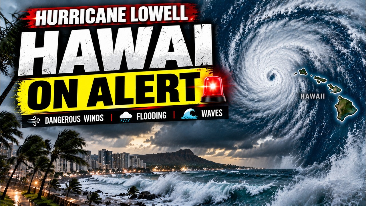 Hurricane Lowell Hawaii Warning: Kauai Faces Dangerous Storm Conditions | World