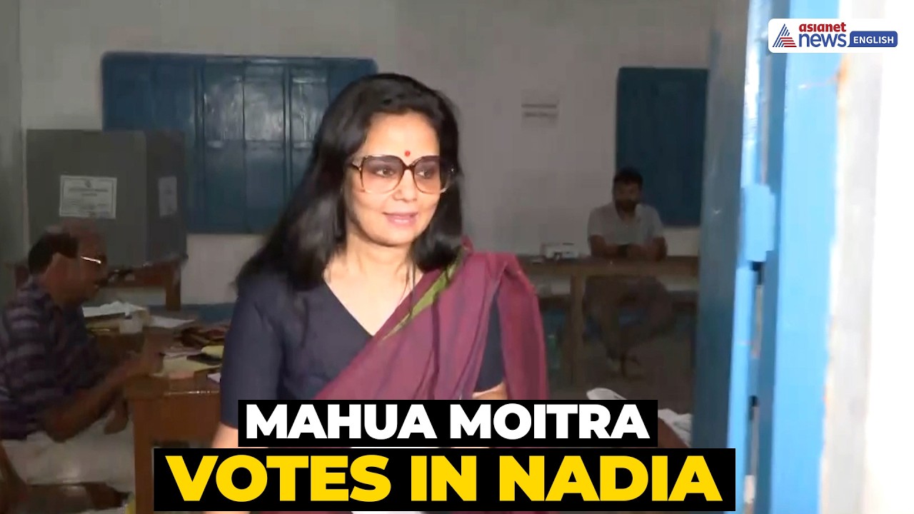 West Bengal Elections 2026: TMC's Mahua Moitra Casts Vote in Nadia | Phase 2 Polling