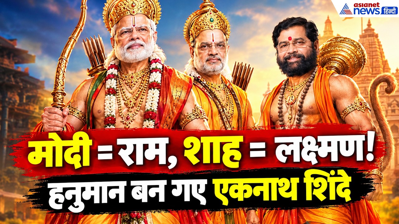 Modi 25 Years Celebration: कहां PM मोदी बने 'राम', अमित शाह 'लक्ष्मण' और एकनाथ शिंदे बन गए 'हनुमान'!