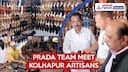 Prada Team Visits Kolhapur Artisans After 'Chappal' Collection Backlash