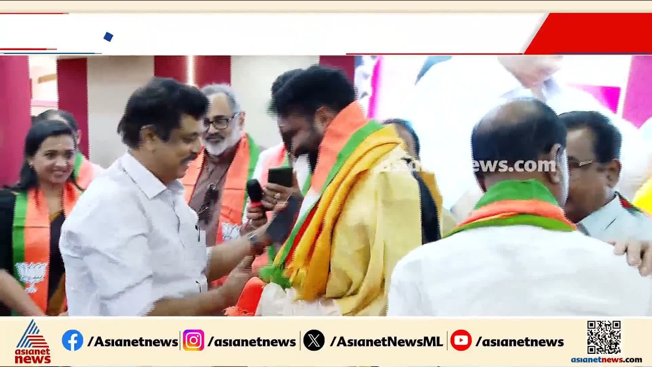 ജയില്‍മോചിതനായ ആര്‍.സുഗതനെ പൊന്നാട അണിയിച്ച് സ്വീകരിച്ച് ബിജെപി നേതാക്കള്‍ | R Sugathan