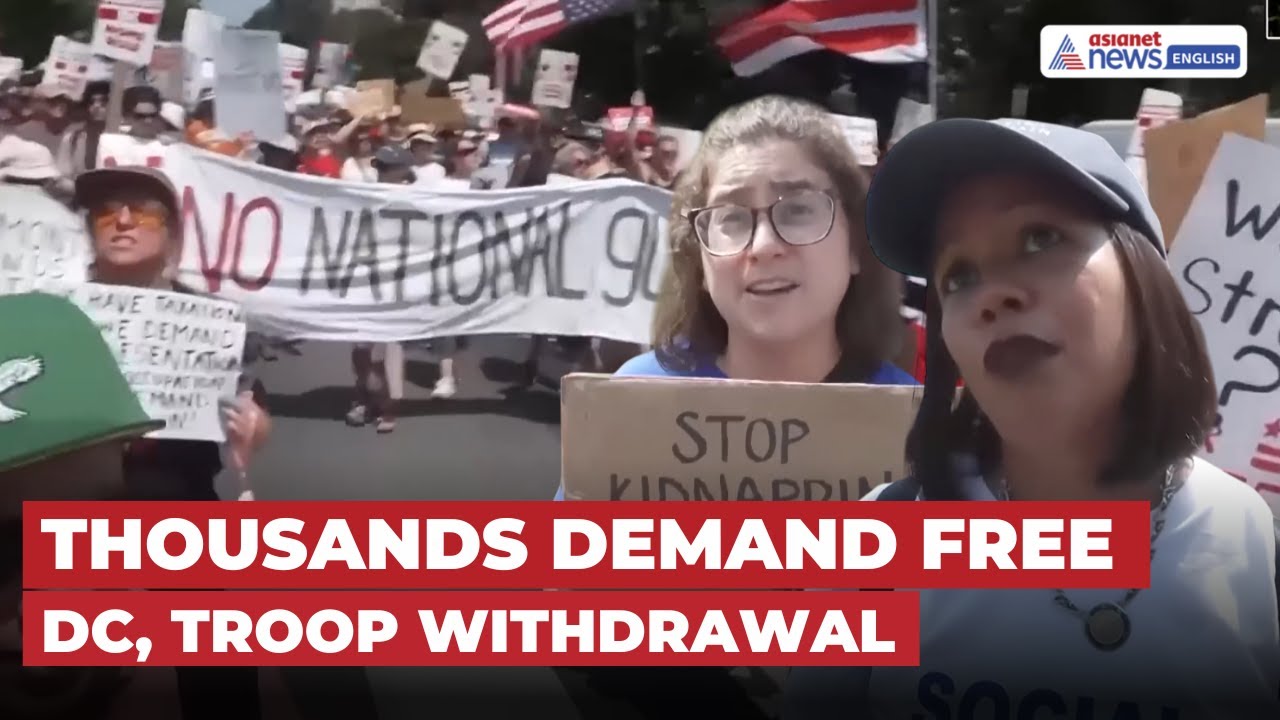 Washington Protests: Demands Troop Withdrawal, ‘Free D.C.’ Chants near White House