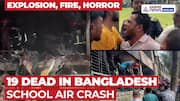 Bangladesh Air Force Jet Crash Kills 19 in Dhaka School Tragedy, Eyewitnesses Recall Horrific Scenes