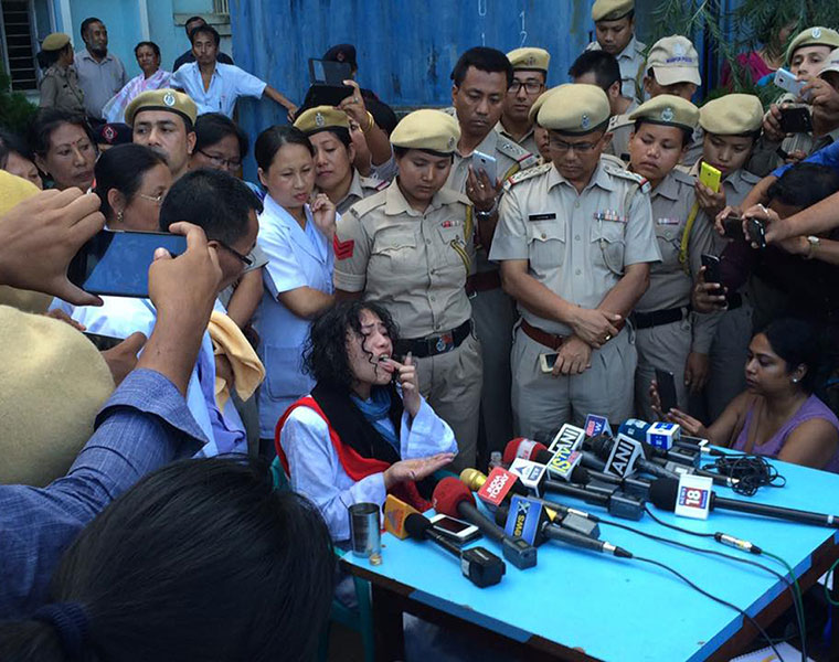 irom sharmila ends historic protest against AFSPA