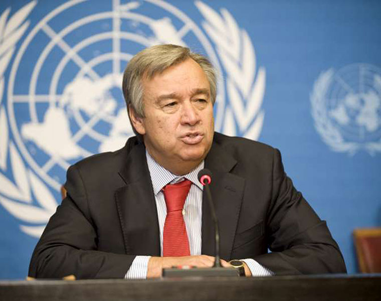 Biggest global peace crisis in years UN chief Antonio Guterres gvd