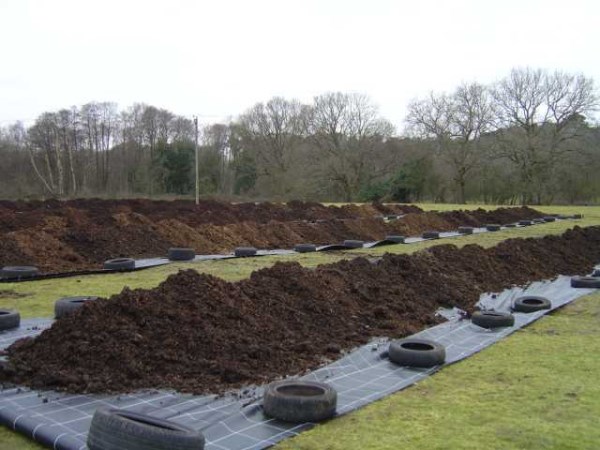 Place for vermicompost production and a material item