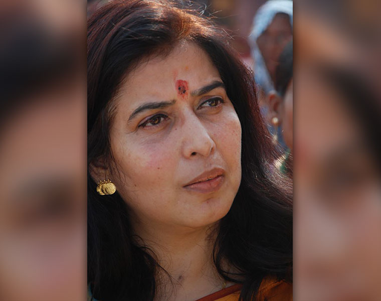 Will gouge out eyes CPM workers BJP leader Saroj Pandey