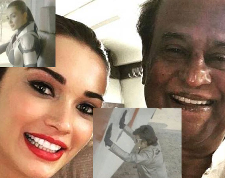 20 photo leaked Rajinikanth and Amy Jackson