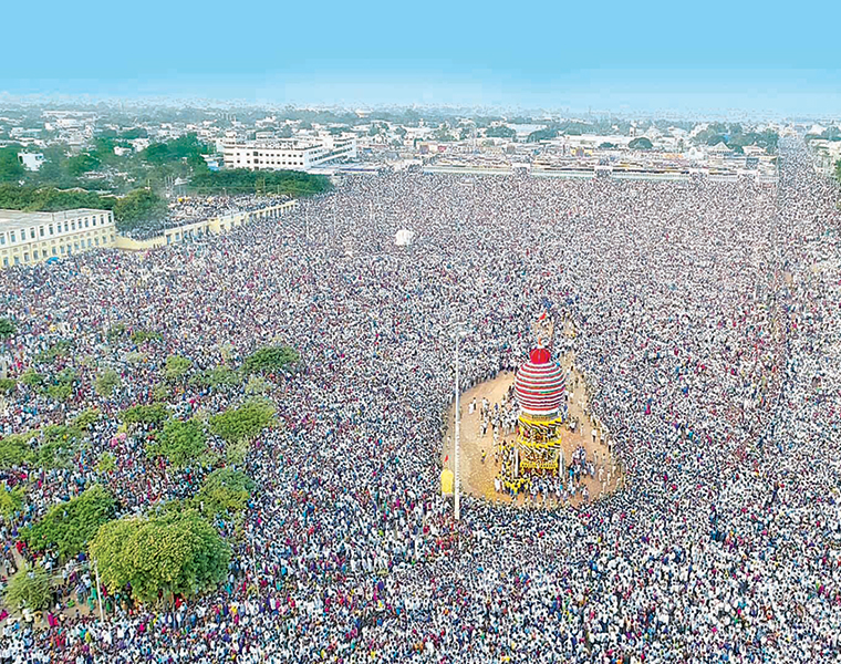 8 lakh devotees Witness to Gavisiddeshwara Swamiji Fair in Koppal grg 